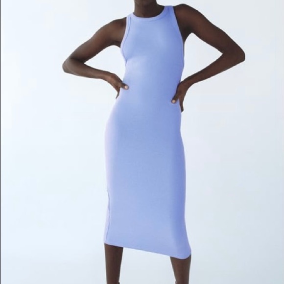 Zara Ribbed Dress - Picture 1 of 3